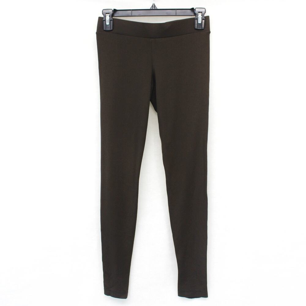 Vince brand designer brown stretchy leggings pants XS Made in USA